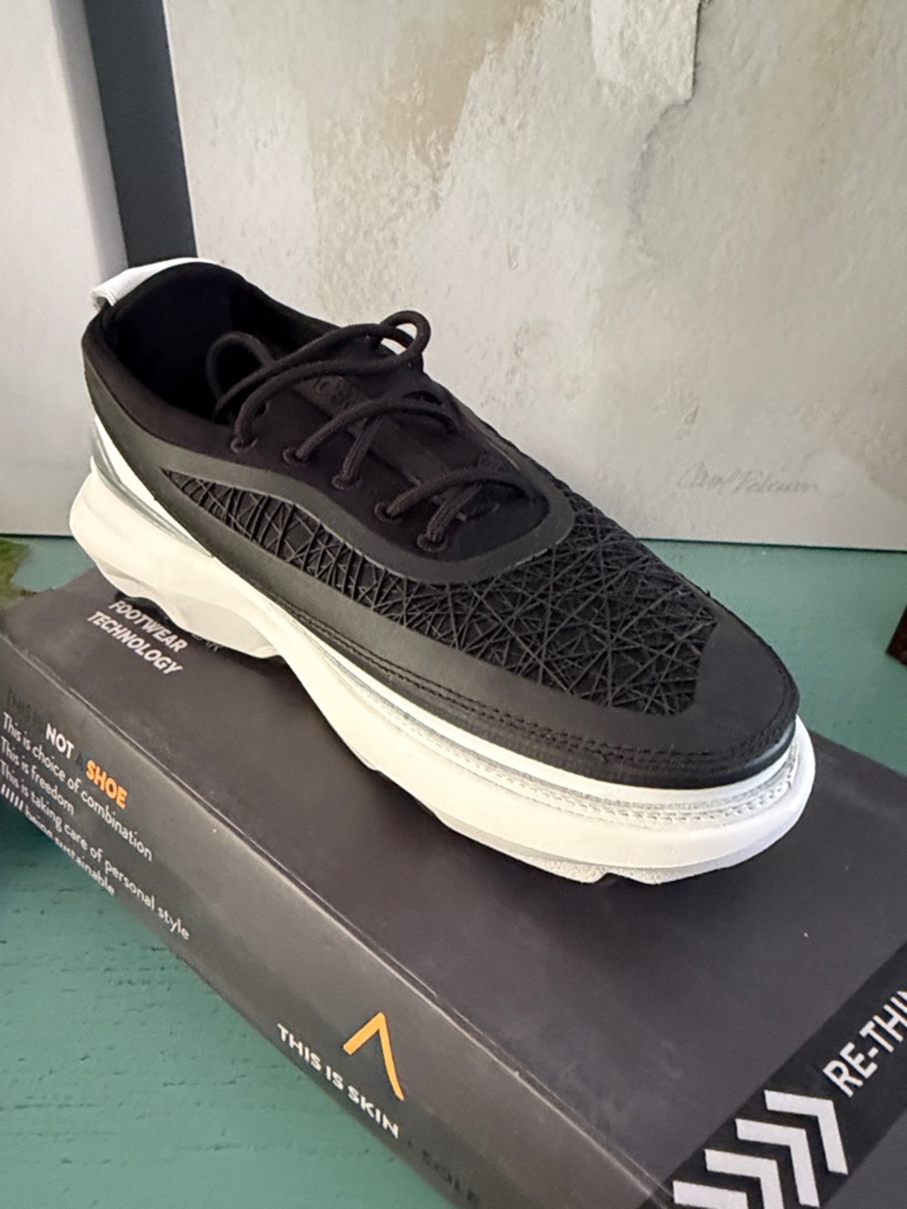 ACBC Modular Sneakers – Black/White | Sustainable Tech Shoe | Unisex